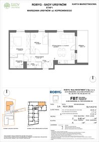 rzut mieszkanie na sprzedaż 60m2 mieszkanie Warszawa, Koprowskiego