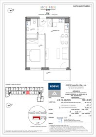 rzut mieszkanie na sprzedaż 42m2 mieszkanie Warszawa, Bemowo, Szeligowska