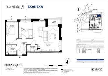 rzut mieszkanie na sprzedaż 74m2 mieszkanie Kraków, Krowodrza, ul. Mazowiecka 21