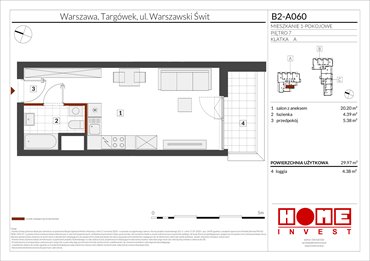 rzut mieszkanie na sprzedaż 30m2 mieszkanie Warszawa, Targówek, ul. Warszawski Świt 12