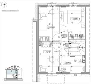rzut dom na sprzedaż 79m2 dom Sulejówek, Szklarniowa