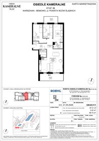 rzut mieszkanie na sprzedaż 87m2 mieszkanie Warszawa, Powstańców Śląskich