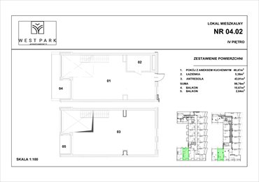 rzut mieszkanie na sprzedaż 55m2 mieszkanie Kołobrzeg, Wylotowa 6