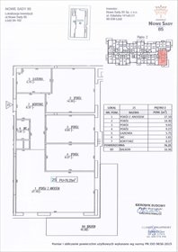 rzut mieszkanie na sprzedaż 76m2 mieszkanie Łódź, Polesie, Nowe Sady 85