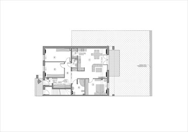 rzut mieszkanie na sprzedaż 93m2 mieszkanie Pogórze, Feliksa Dorsza