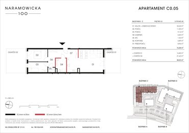 rzut mieszkanie na sprzedaż 76m2 mieszkanie Poznań, Winogrady, Naramowicka 100