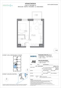 rzut mieszkanie na sprzedaż 35m2 mieszkanie Wrocław, Krzyki, Krakowska 112