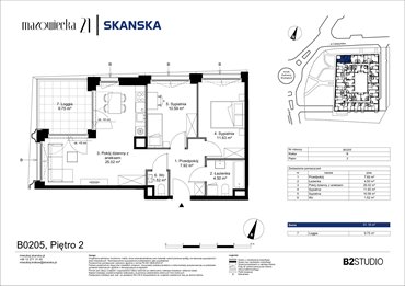 rzut mieszkanie na sprzedaż 61m2 mieszkanie Kraków, Krowodrza, ul. Mazowiecka 21