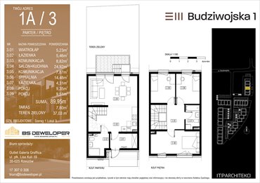 rzut mieszkanie na sprzedaż 90m2 mieszkanie Rzeszów, Budziwojska 3