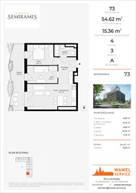 rzut mieszkanie na sprzedaż 55m2 mieszkanie Katowice, Bogucice - Dąbrówka Mała, Wiertnicza 32
