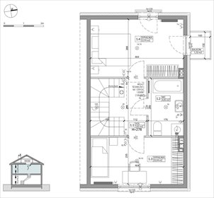rzut dom na sprzedaż 68m2 dom Sulejówek, Szklarniowa
