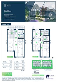 rzut mieszkanie na sprzedaż 94m2 mieszkanie Siechnice, Święta Katarzyna, Łąkowa