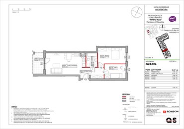 rzut mieszkanie na sprzedaż 59m2 mieszkanie Warszawa, Białołęka, Marywilska 68