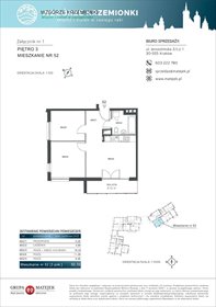 rzut mieszkanie na sprzedaż 50m2 mieszkanie Kraków, Podgórze, Jerozolimska 4