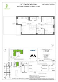 rzut mieszkanie na sprzedaż 66m2 mieszkanie Wrocław, Krzyki, Miedzyleska