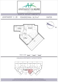 rzut mieszkanie na sprzedaż 35m2 mieszkanie Władysławowo, Żeromskiego 27