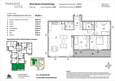 rzut mieszkanie na sprzedaż 94m2 mieszkanie Łódź, Bałuty-Doły, ul. Górnicza 12/14