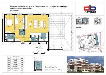 rzut mieszkanie na sprzedaż 85m2 mieszkanie Chorzów, Chorzów Stary, Bojarskiego 8, 10, 12