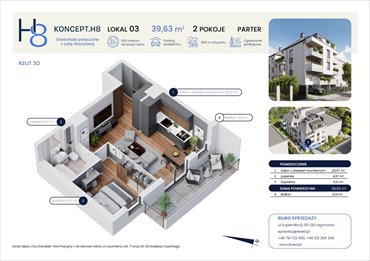 rzut mieszkanie na sprzedaż 40m2 mieszkanie Warszawa, Targówek, Hodowlana 8