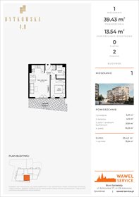 rzut mieszkanie na sprzedaż 39m2 mieszkanie Katowice, Bytkowska