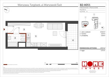 Nowa kawalerka Warszawski Świt Etap IX Warszawa, Targówek, ul. Warszawski Świt 12 30m2 Foto 1