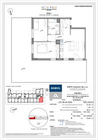 rzut mieszkanie na sprzedaż 57m2 mieszkanie Warszawa, Bemowo, Szeligowska