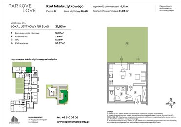 rzut mieszkanie na sprzedaż 31m2 mieszkanie Łódź, Bałuty-Doły, ul. Górnicza 12/14