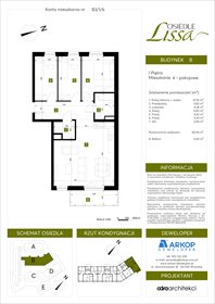 rzut mieszkanie na sprzedaż 81m2 mieszkanie Wrocław, ul. Pawła Eluarda 61-79