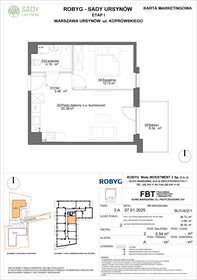 rzut mieszkanie na sprzedaż 39m2 mieszkanie Warszawa, Koprowskiego