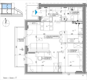 rzut dom na sprzedaż 62m2 dom Janczewice, Jedności
