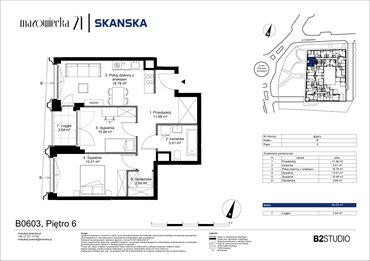 rzut mieszkanie na sprzedaż 60m2 mieszkanie Kraków, Krowodrza, ul. Mazowiecka 21