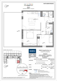 rzut mieszkanie na sprzedaż 58m2 mieszkanie Warszawa, Bemowo, Szeligowska