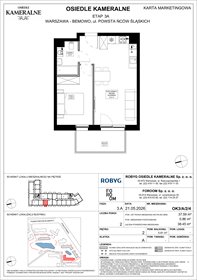 rzut mieszkanie na sprzedaż 38m2 mieszkanie Warszawa, Powstańców Śląskich