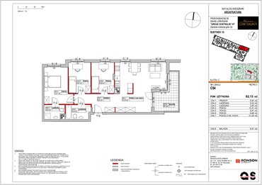 rzut mieszkanie na sprzedaż 82m2 mieszkanie Warszawa, Ursus, ul. Gierdziejewskiego 23