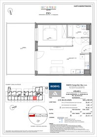 rzut mieszkanie na sprzedaż 39m2 mieszkanie Warszawa, Bemowo, Szeligowska