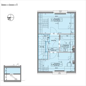 rzut dom na sprzedaż 62m2 dom Boryszew, Nadziei