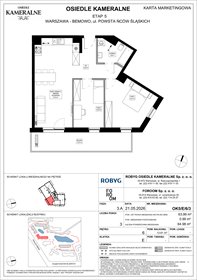 rzut mieszkanie na sprzedaż 64m2 mieszkanie Warszawa, Powstańców Śląskich