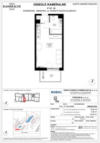 rzut mieszkanie na sprzedaż 28m2 mieszkanie Warszawa, Powstańców Śląskich