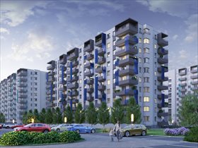Nowe mieszkanie trzypokojowe ul. Powstańców/os. Piastów bud D Kraków, Mistrzejowice, os. Piastów 76 52m2 Foto 4