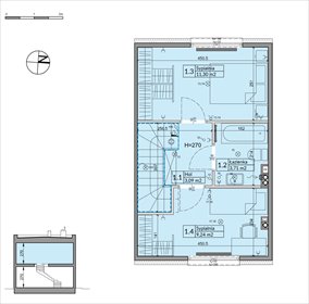 rzut dom na sprzedaż 62m2 dom Boryszew, Nadziei