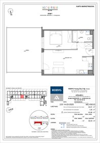 rzut mieszkanie na sprzedaż 43m2 mieszkanie Warszawa, Bemowo, Szeligowska