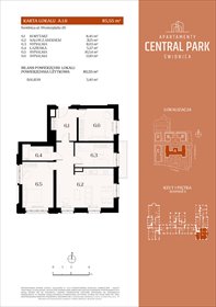 rzut mieszkanie na sprzedaż 86m2 mieszkanie Świdnica, Lipowa 14