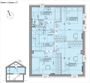 rzut dom na sprzedaż 93m2 dom Słomin, Piaseczyńska