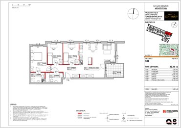 rzut mieszkanie na sprzedaż 82m2 mieszkanie Warszawa, Ursus, ul. Gierdziejewskiego 23