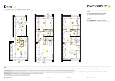 rzut dom na sprzedaż 131m2 dom Warszawa, Kuropatwy 32c