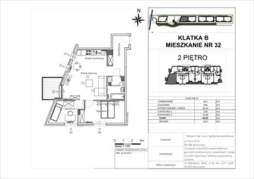 rzut mieszkanie na sprzedaż 61m2 mieszkanie Warszawa, Białołęka, Białołęcka 344