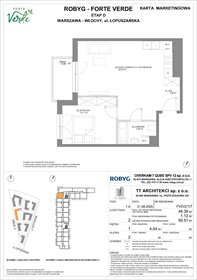 rzut mieszkanie na sprzedaż 49m2 mieszkanie Warszawa, Włochy, Łopuszańska 28