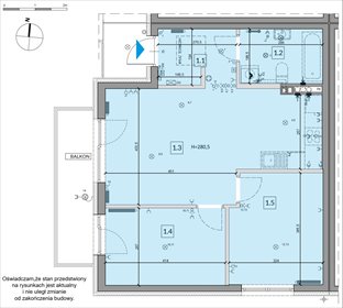 rzut mieszkanie na sprzedaż 60m2 mieszkanie Janczewice, Jedności