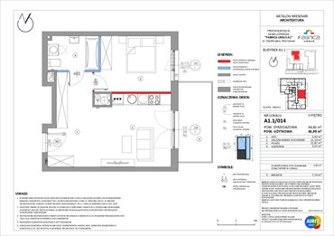 rzut mieszkanie na sprzedaż 44m2 mieszkanie Warszawa, Ursus, Silnikowa 25