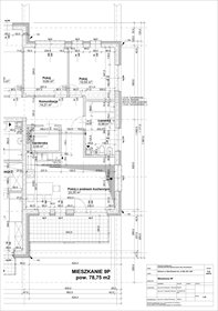 rzut mieszkanie na sprzedaż 79m2 mieszkanie Gliwice, Nad Stawem 10 B i 12B